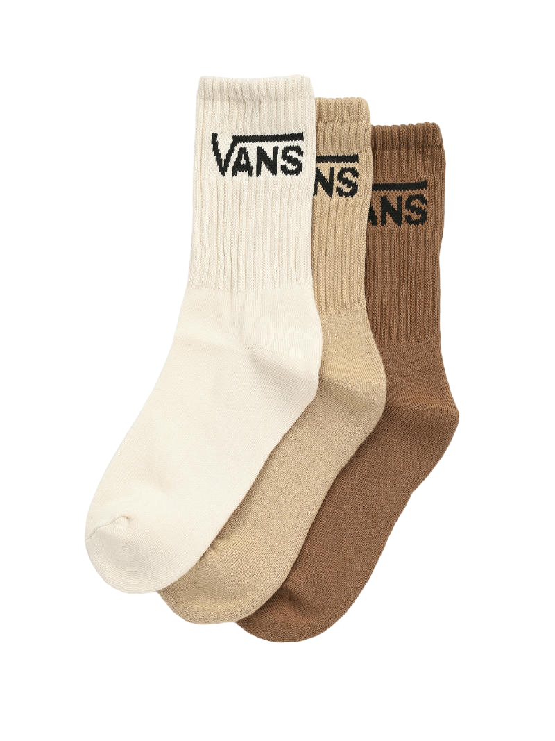 vans classic crew 3pk turtledove 