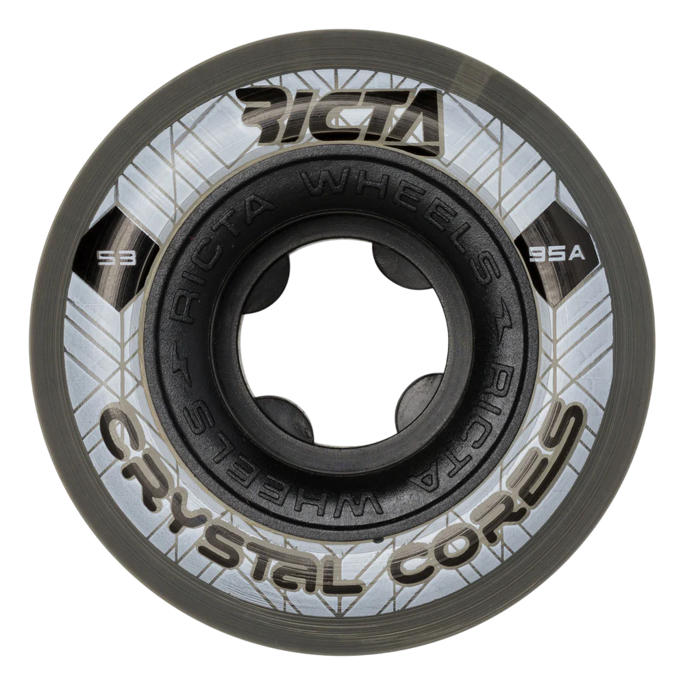 ricta whl crystal cores black/ clear 53mm