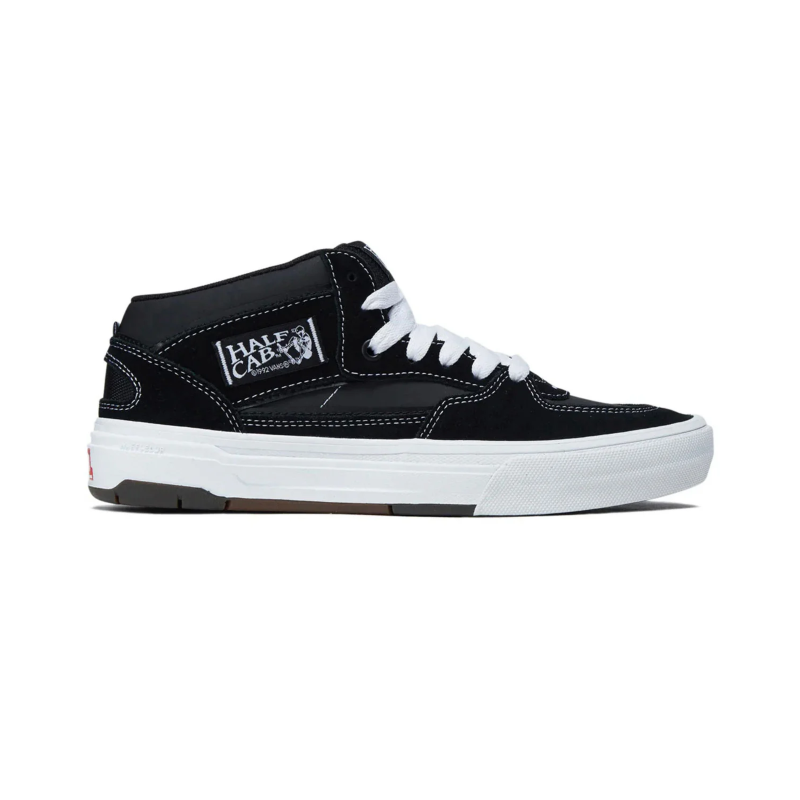 vans skate half cab wafflecup black/ white