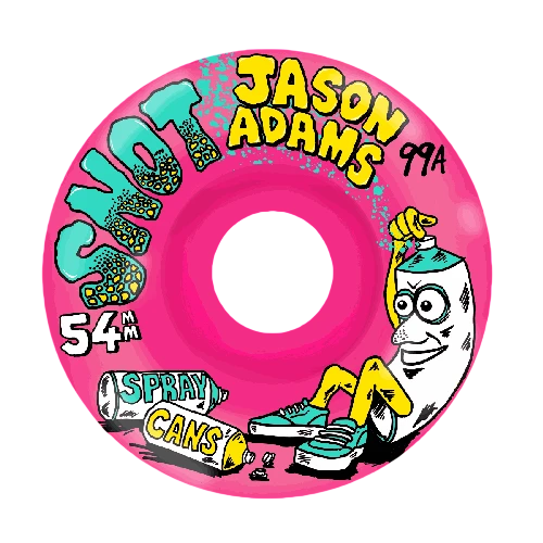 snot whl adams spray cans pink 54mm