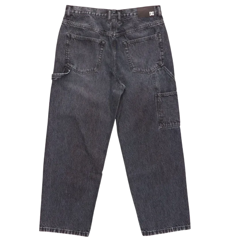dc shoes js worker baggy carpenter black fade 