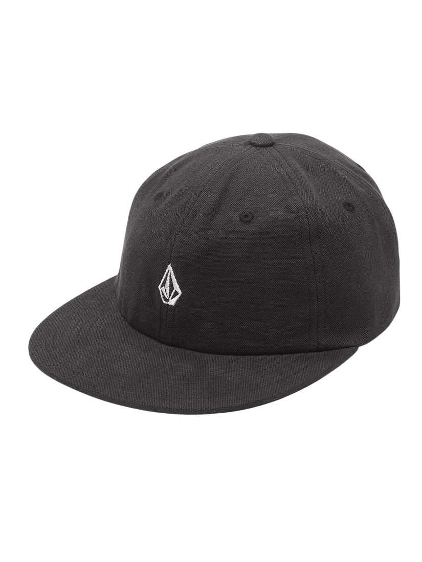 volcom cap full stone dad black adj