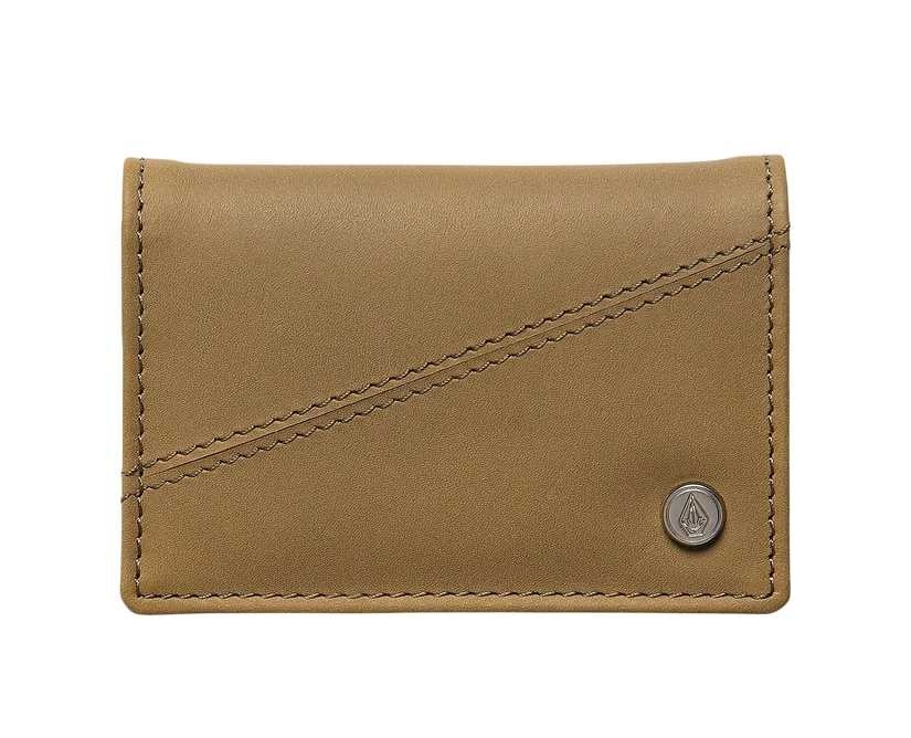 volcom wlt sraight up cardholder ermine