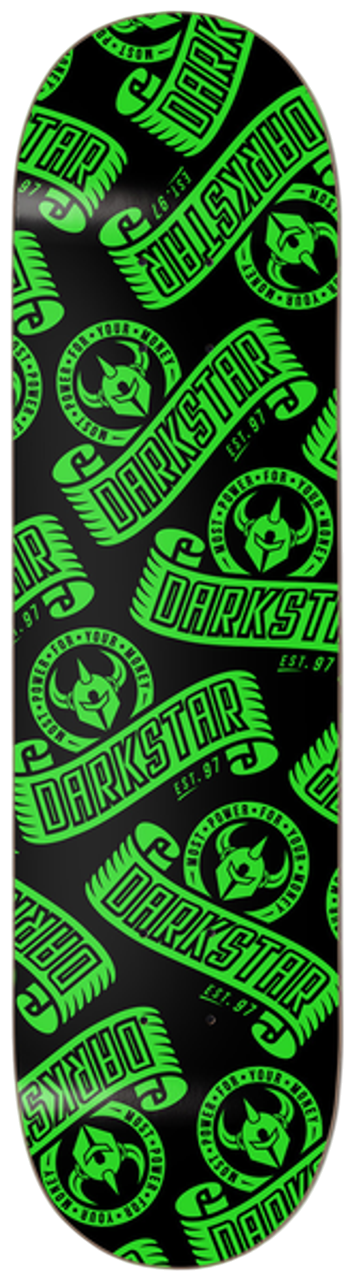 darkstar dck team arc rhm neon green 8´25