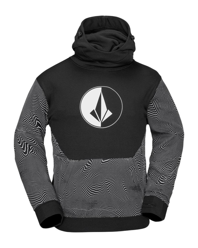 volcom swcap hydro riding black print