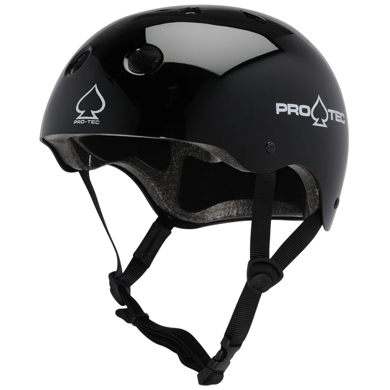 Pro-tec helmet skate classic cert gloss black "L