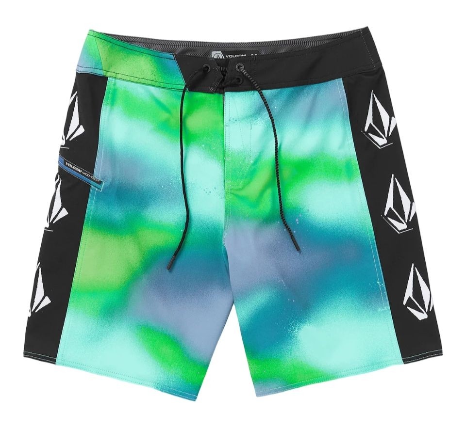 volcom bs lido iconic mod 19" electric green