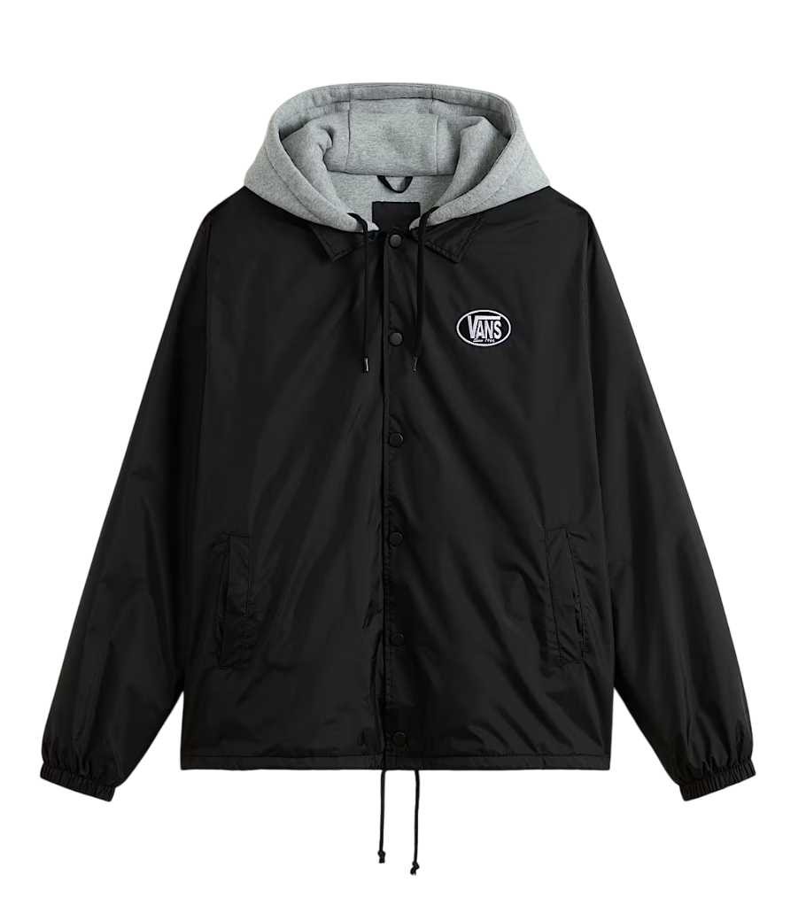 vans jck riley hooded coaches black 
