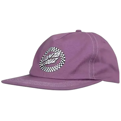 santa cruz cap collage oval dot purple haze