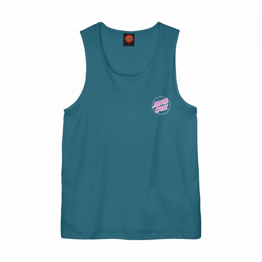 santa cruz ts partial dot tank teal 