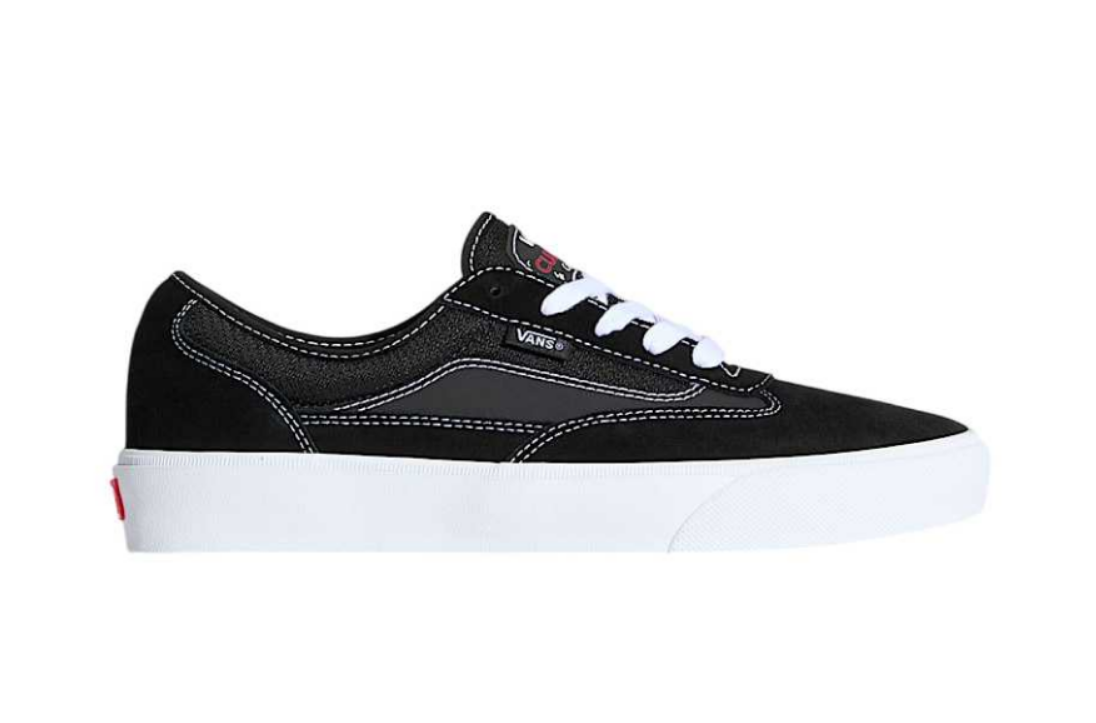 vans skate curren caples black/ white 
