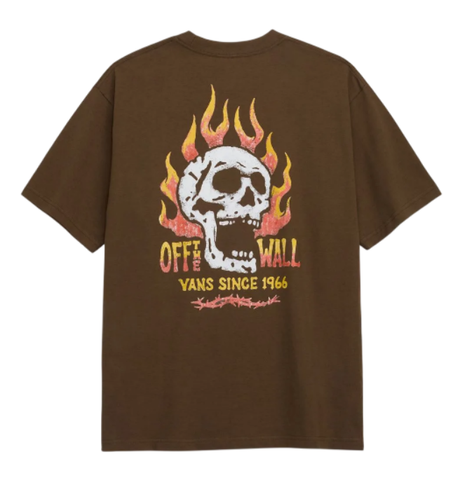 vans ts off the wall fever cocoa brown