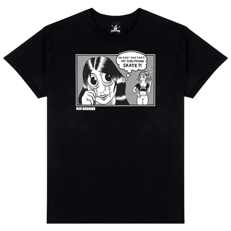 thrasher ts toy machine girlfriend black
