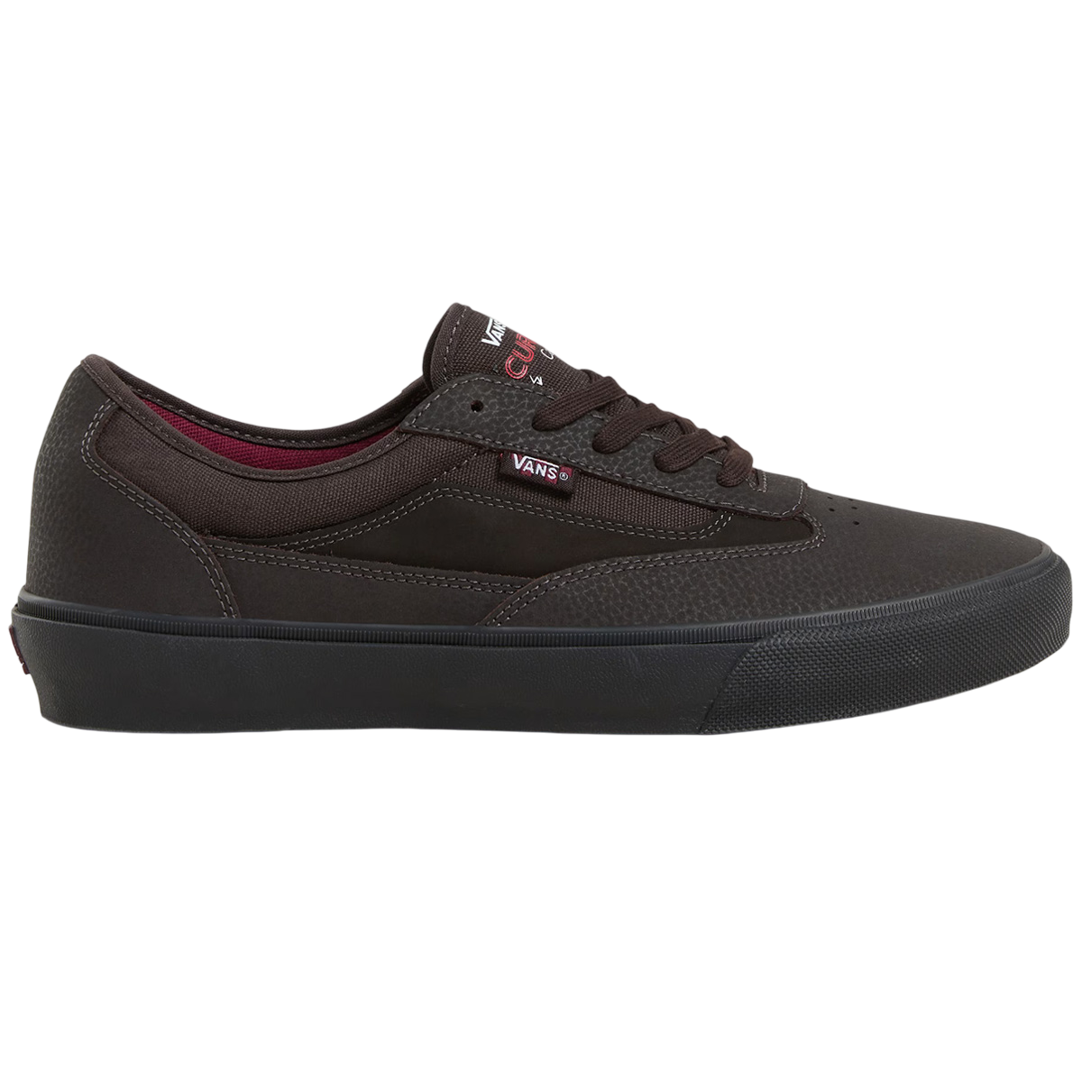 vans skate curren caples dark brown
