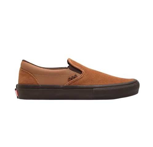 vans skate slip-on brown/ gum 