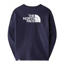 north face ls easy summit navy