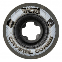 ricta whl crystal cores black/ clear 53mm