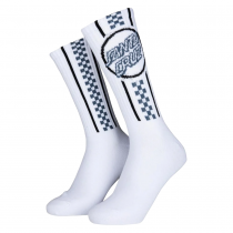 santa cruz socks breaker opus dot white