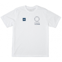 rvca ts va mark sport white/ blue