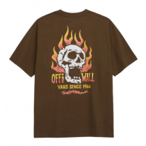 vans ts off the wall fever cocoa brown