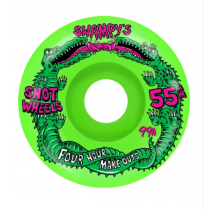 snot whl swampys neon green 55mm