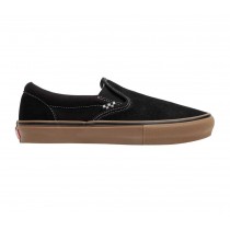 vans skate slip-on black/ gum