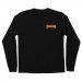 santa cruz ls thrasher flame dot black