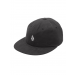 volcom cap full stone dad black adj