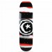 foundation dck star&moon distressed red 8´