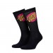 santa cruz socks style dot black