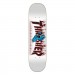 santa cruz dck thrasher scream flame white 8´