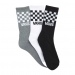 vans classic crew 3pk mix check