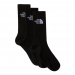 north face sportcush crew 3 pk black