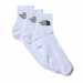north face sportcush quarter 3 pk white