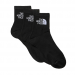 north face sportcush quarter 3 pk black